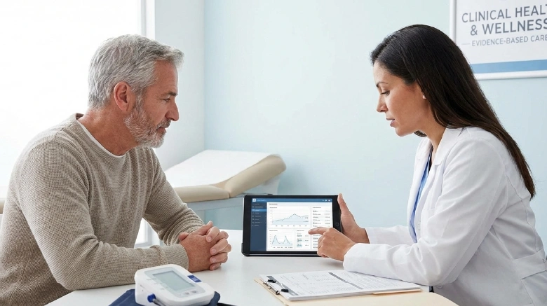 mature-man-reviewing-health-check-results-with-clinician