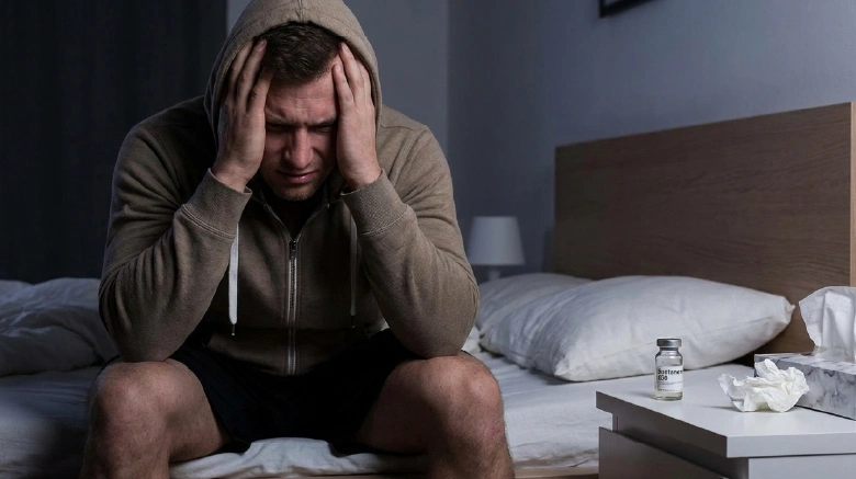 Caucasian lifter Dealing With Side Effects taking Sustanon 250