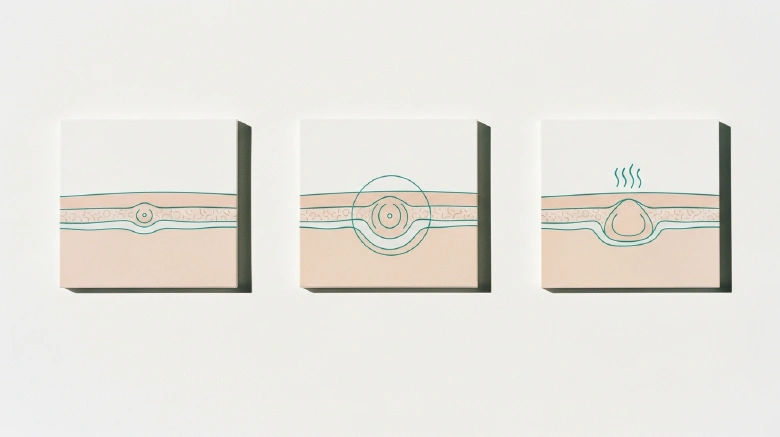 Injection site issues lump swelling burning visual