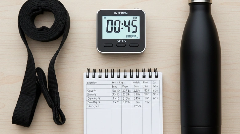 Interval Training Section Divider Timer And Training Log