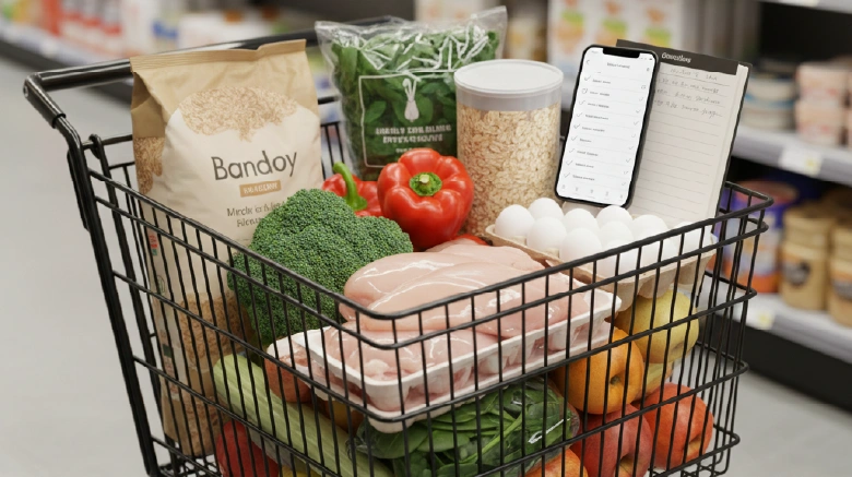 efficient-grocery-shopping-bodybuilder-list-cart