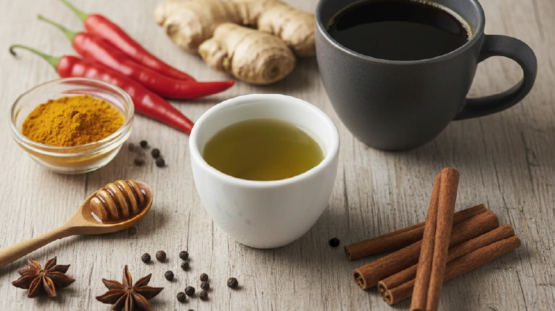 thermogenic-spices-chili-ginger-turmeric-green-tea