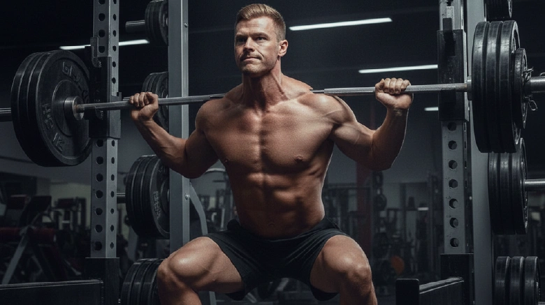 Heavy leg-day visual