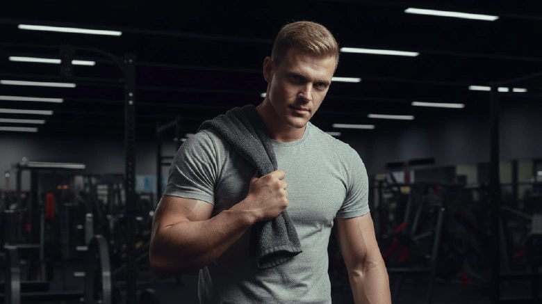 Post-training sweat wipe